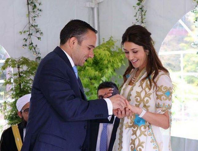 عقد قران سعد وليد الكردي نجل الأميرة بسمة 