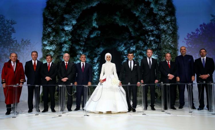 الصور الأولى من حفل زفاف ابنة أردوغان