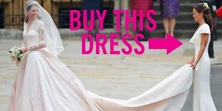 Pippa Middleton&#039;s Royal Bridesmaid Dress Now On Sale