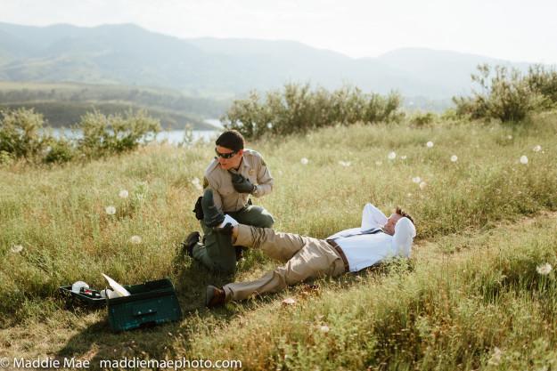 Groom Gets Bitten by Snake During Wedding Photo Shoot