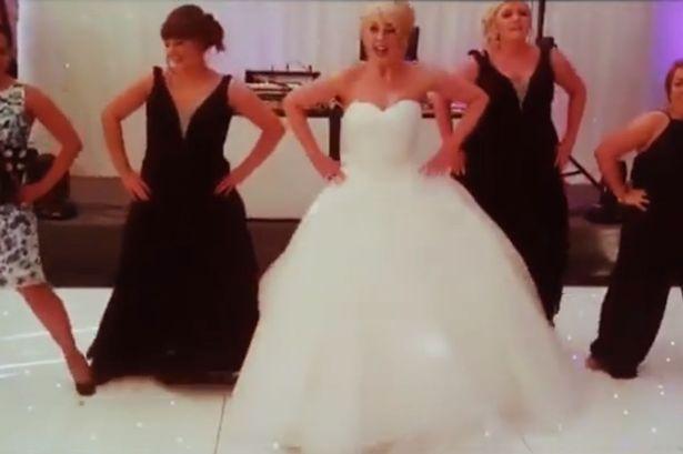 Video: Bride Wows Guests with Beyonce Dance Video: Bride Wows Guests with Beyonce Dance