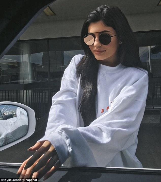 Kylie Jenner Shows Off Diamond Ring on Wedding Finger