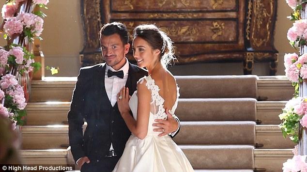 Peter Andre Celebrates First Wedding Anniversary