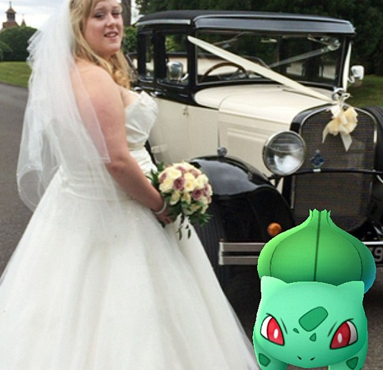 Bride Discovers Her Venue is a Pokemon Go Hot Spot Bride Discovers Her Venue is a Pokemon Go Hot Spot