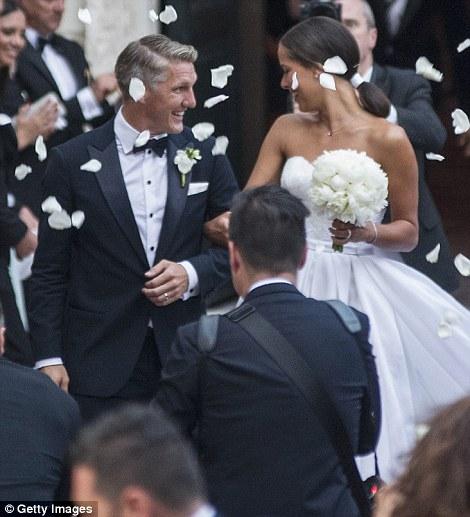 Man United's Bastian Schweinsteiger Gets Married Man United's Bastian Schweinsteiger Gets Married