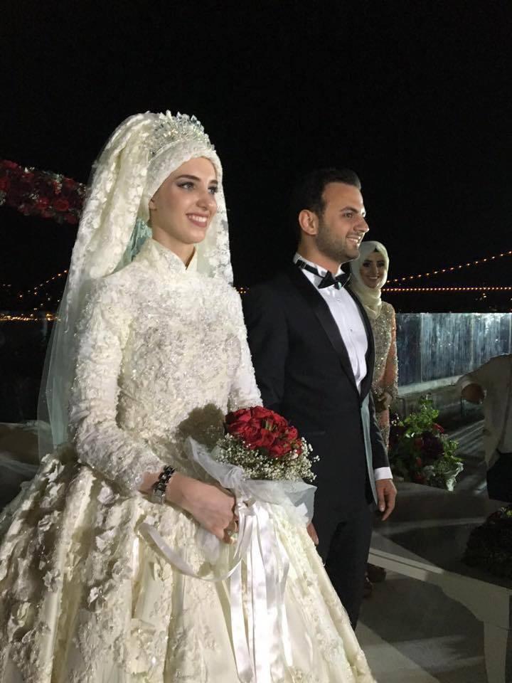 زواج حفيدة الرئيس الأسبق هاشم الأتاسي من نجل مستشار أردوغان