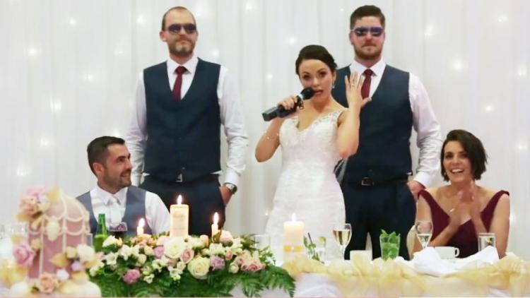 Video: Bride Raps Her Wedding Speech Video: Bride Raps Her Wedding Speech