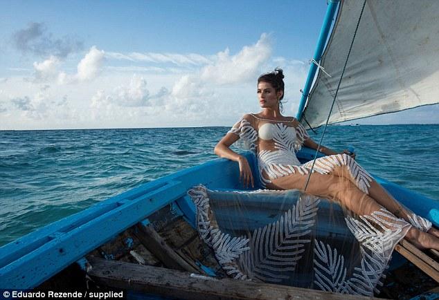 Brazilian Model Isabeli Fontana Gets Married in See Through Dress