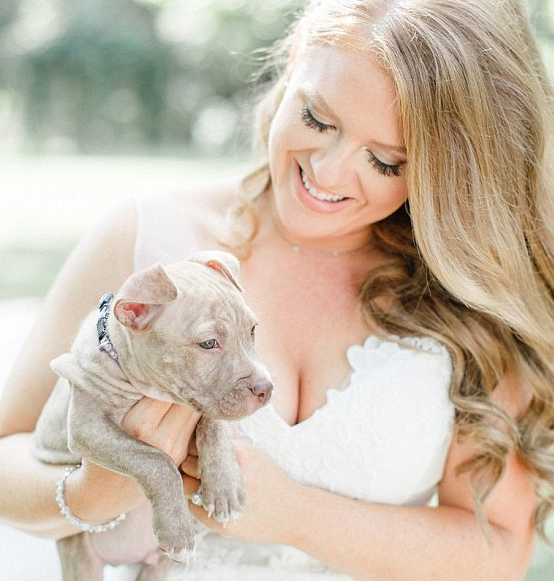 Bride Chooses Puppies Instead of Flower Bouquets