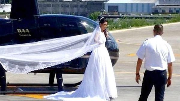 مروحية تهوي بعروس برازيلية قبل حفل زفافها بساعات