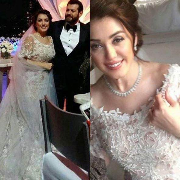 First Pictures of Kinda Alloush and Amr Youssef&#039;s Wedding