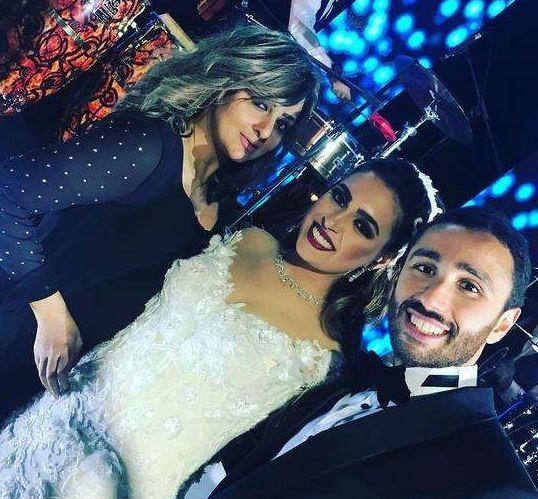 الصور الأولى من حفل زفاف ابنة صفاء أبو السعود 