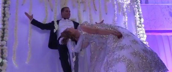 بالفيديو: ساحر تونسي يطير بزوجته في حفل الزفاف