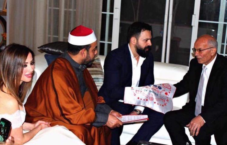 عقد قران تيم حسن ووفاء الكيلاني