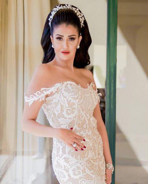 Ghada Abd-Alraziq Stuns in Wedding Dress by Hany El Behairy