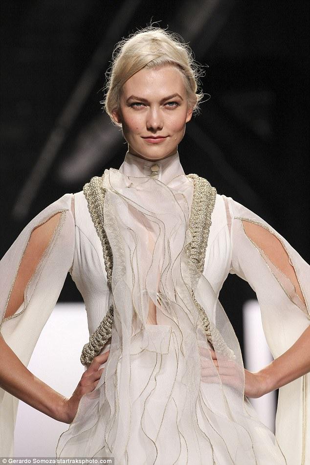 Karlie Kloss Stuns in Wedding Dress at NY Fashion Week