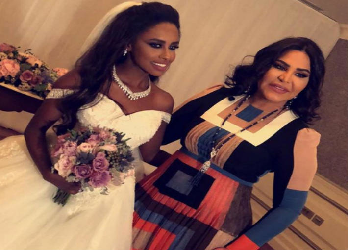 Ahlam Attends The Wedding of Saudi Singer Dalia Mubarak