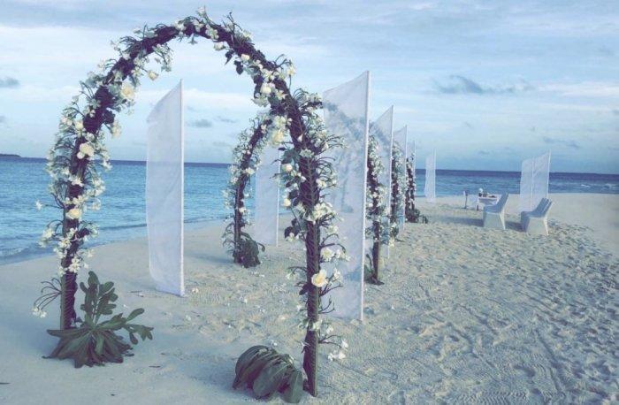 Pictures: Sarah Al Wadaani Gets Married in The Maldives