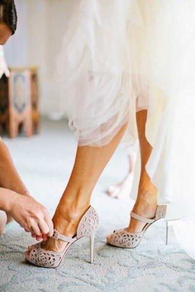 Suede Bridal Shoes | Arabia Weddings