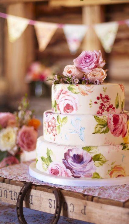 Floral Wedding Cakes Just in Time For Spring