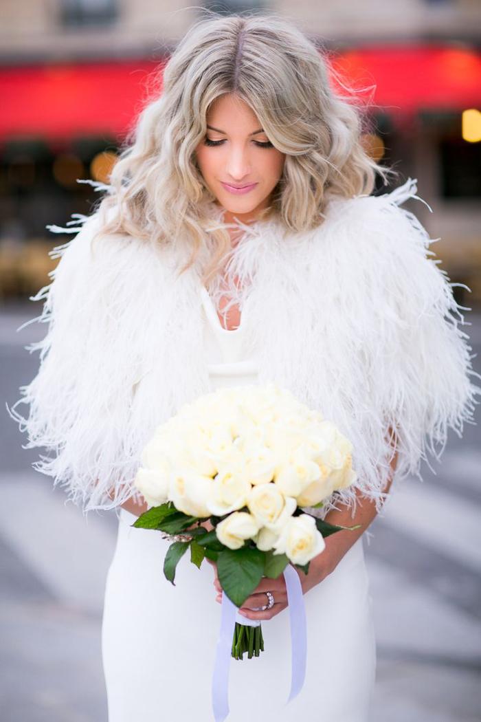 Feathers Take Over Fur in Bridal Fashion This Season