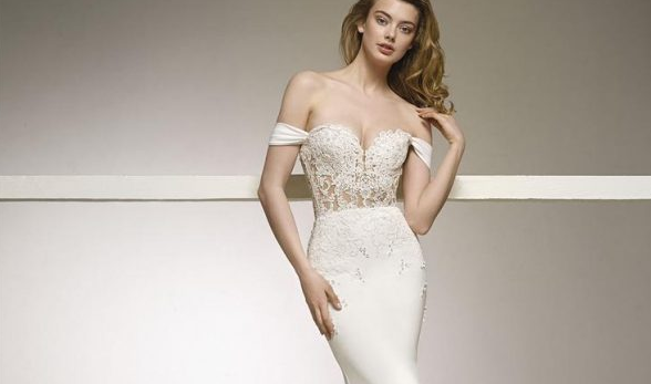 Off The Shoulder Wedding Dresses from Pronovias 2018 Collection