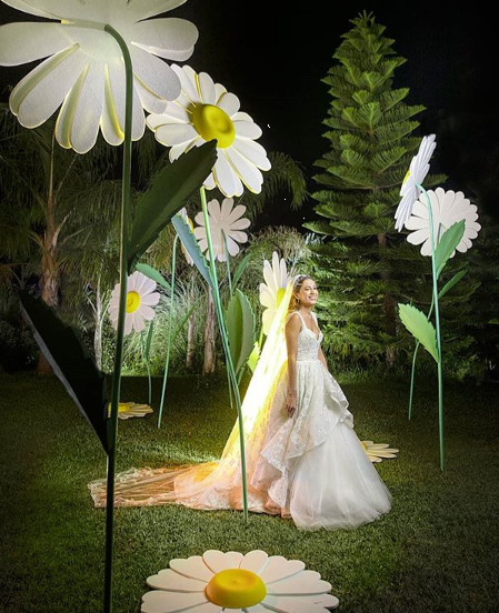 Ghada Blanco Daisy Wedding in Lebanon