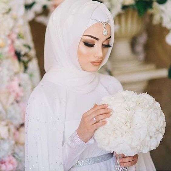 صور عرايس محجبات لعام 2018  أجمل صور للعروسه المحجبة  موقع العروس