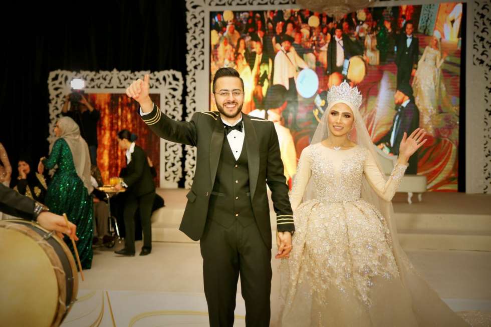 حفل زفاف نيرمين ومحمد في الكويت