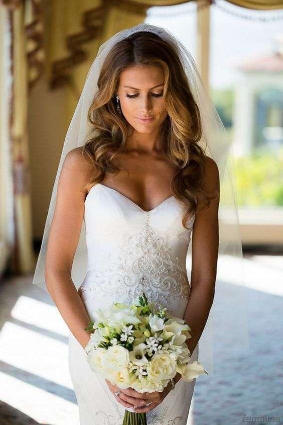 All Down Long Bridal Hairstyles | Hair Comes the Bride