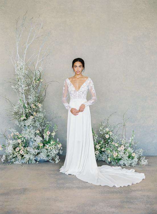 2019 Beautiful Long Sleeve Wedding Dresses