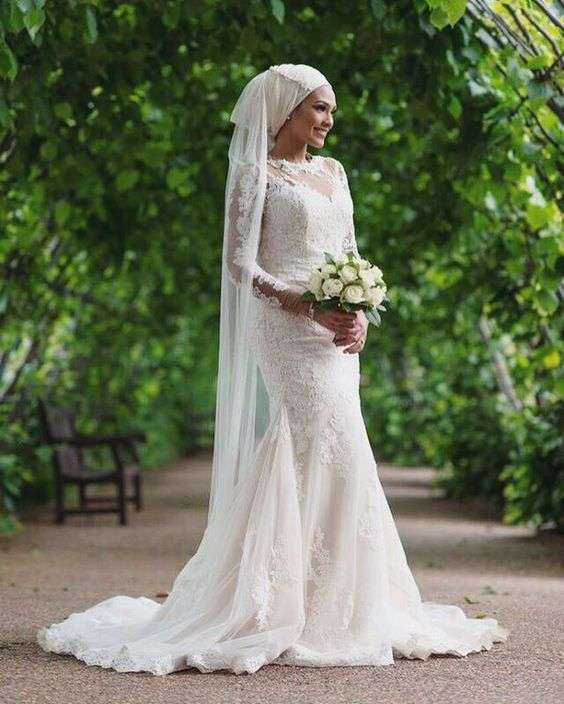 The Latest Hijab Wedding Dresses For The Bride of 2018