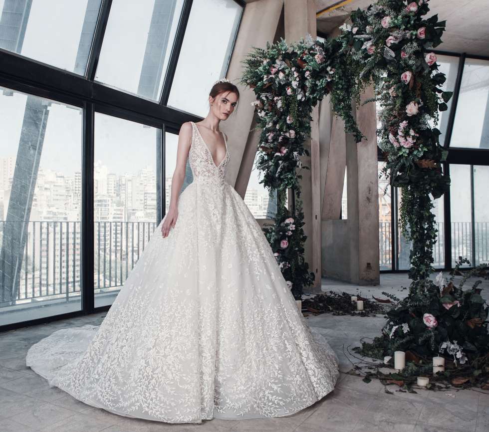 Embroidered Wedding Dresses 6