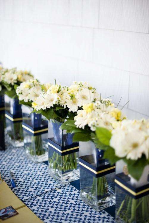 Navy Blue and Green Wedding 2
