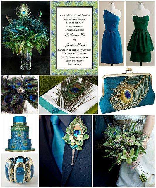 Peacock Wedding Theme 15