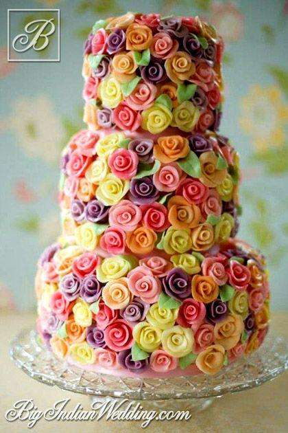 Colored Wedding Cakes 5