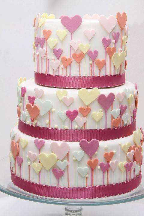 Colored Wedding Cakes 2
