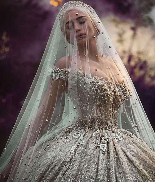 أجمل موديلات طرحة العروس