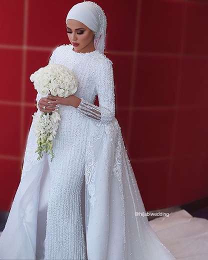 Beautiful Hijab Wedding Dresses Spotted On Instagram