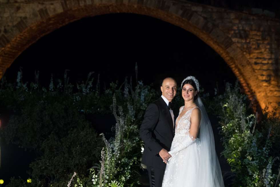 حفل زفاف من وحي الحكايات الخيالية في لبنان