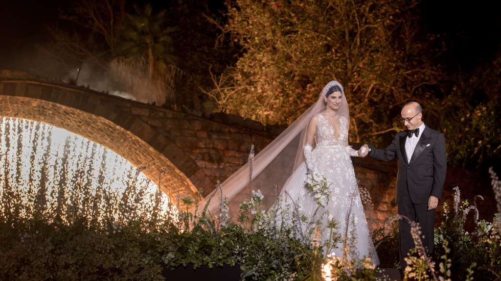 A Fairy Tale Garden Wedding in Lebanon