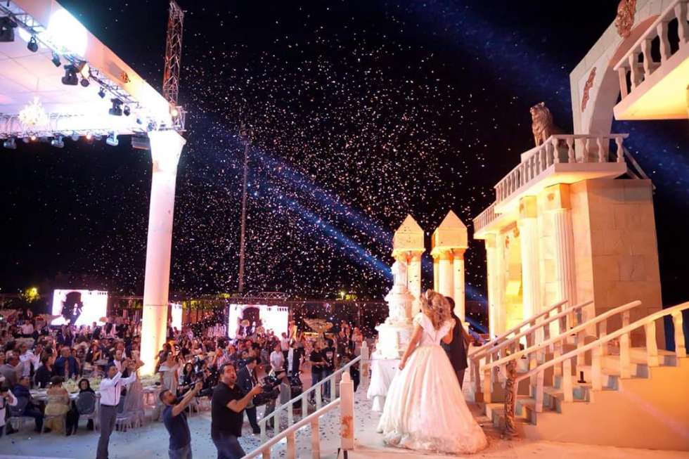 حفل زفاف انطون وميرا في صيدنايا سوريا