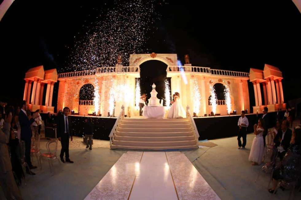 حفل زفاف انطون وميرا في صيدنايا سوريا