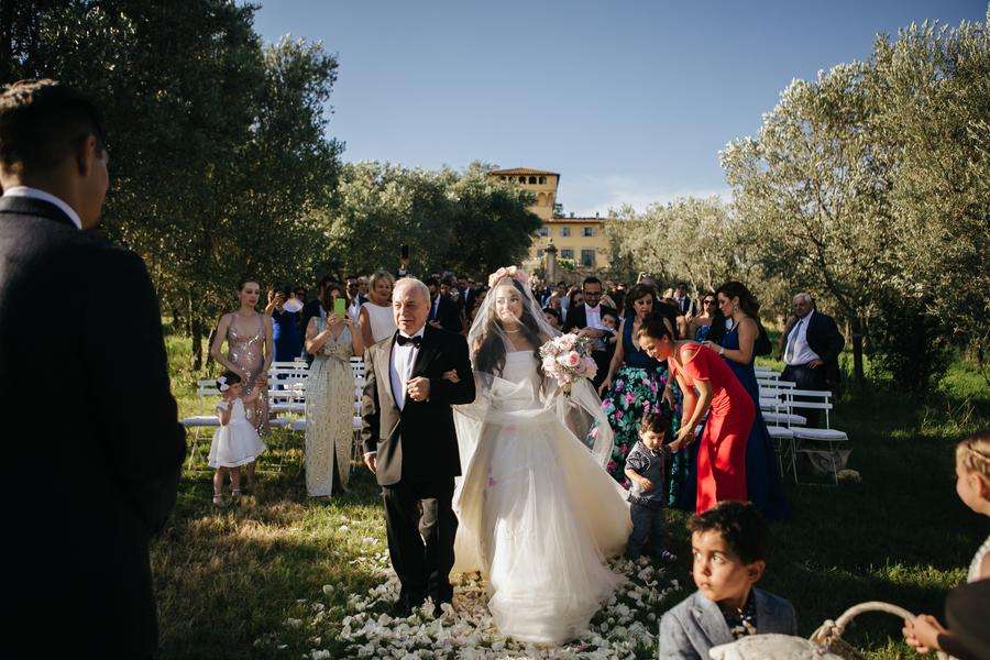 حفل زفاف تانيا وأندري في فلورنسا