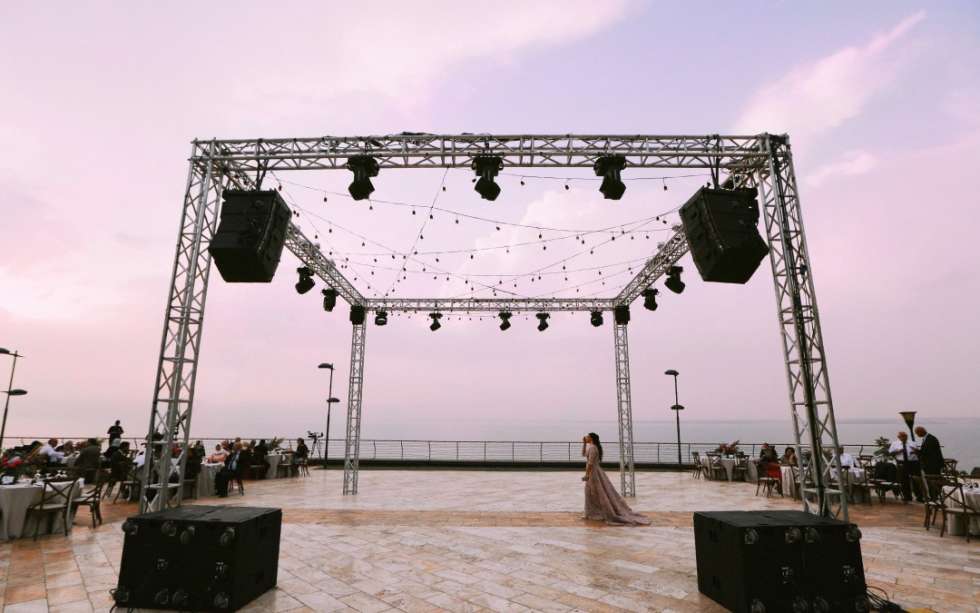 حفل زفاف محمد وداليا في البحر الميت