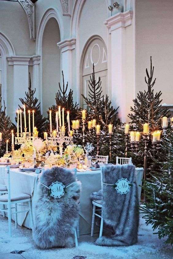 Winter Wedding Chair Decorations You'll Love