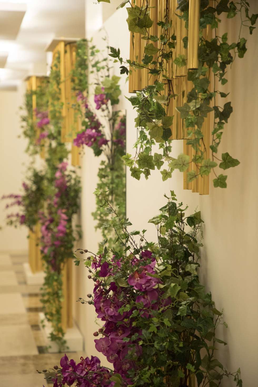 Orchids and Emerald Wedding in Doha