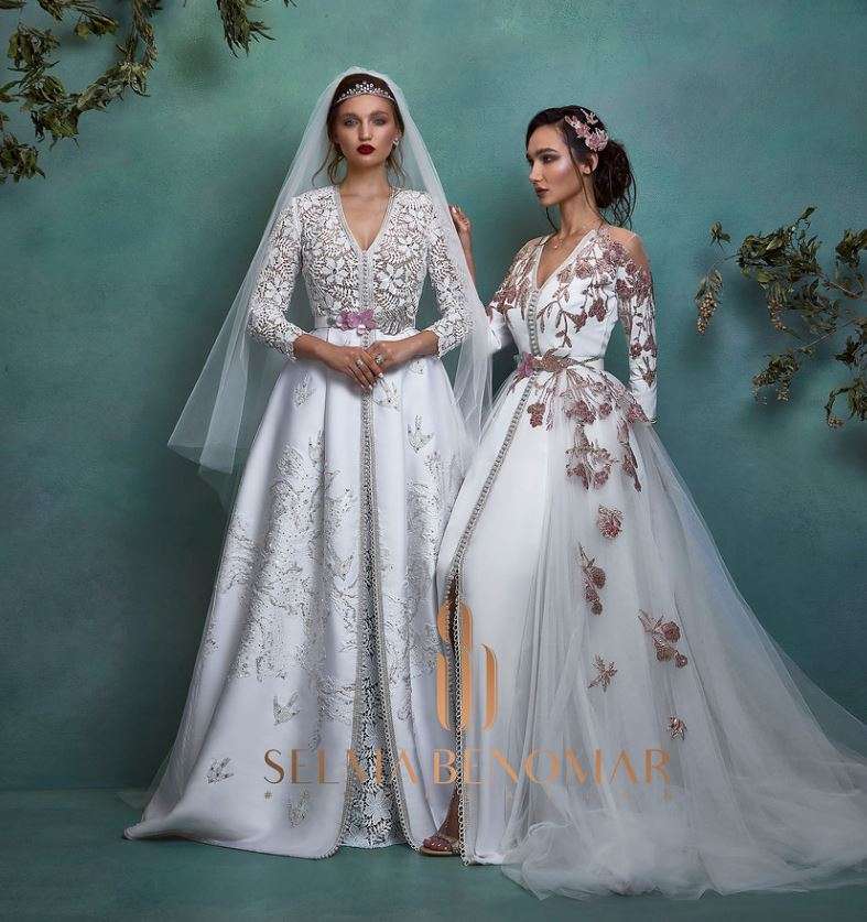 Beautiful Bridal Abayas by Selma Benomar