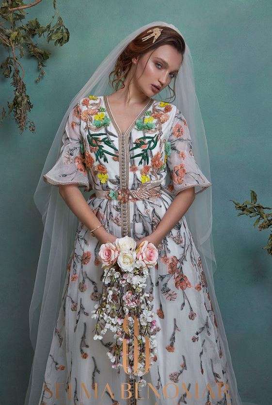 Beautiful Bridal Abayas by Selma Benomar