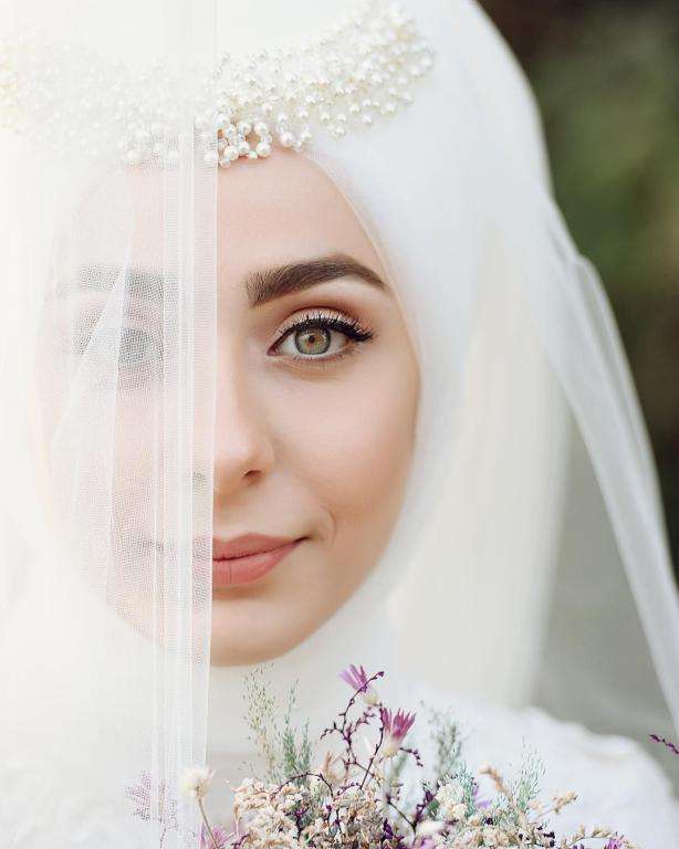 Beautiful Bridal Hijab Looks from Instagram